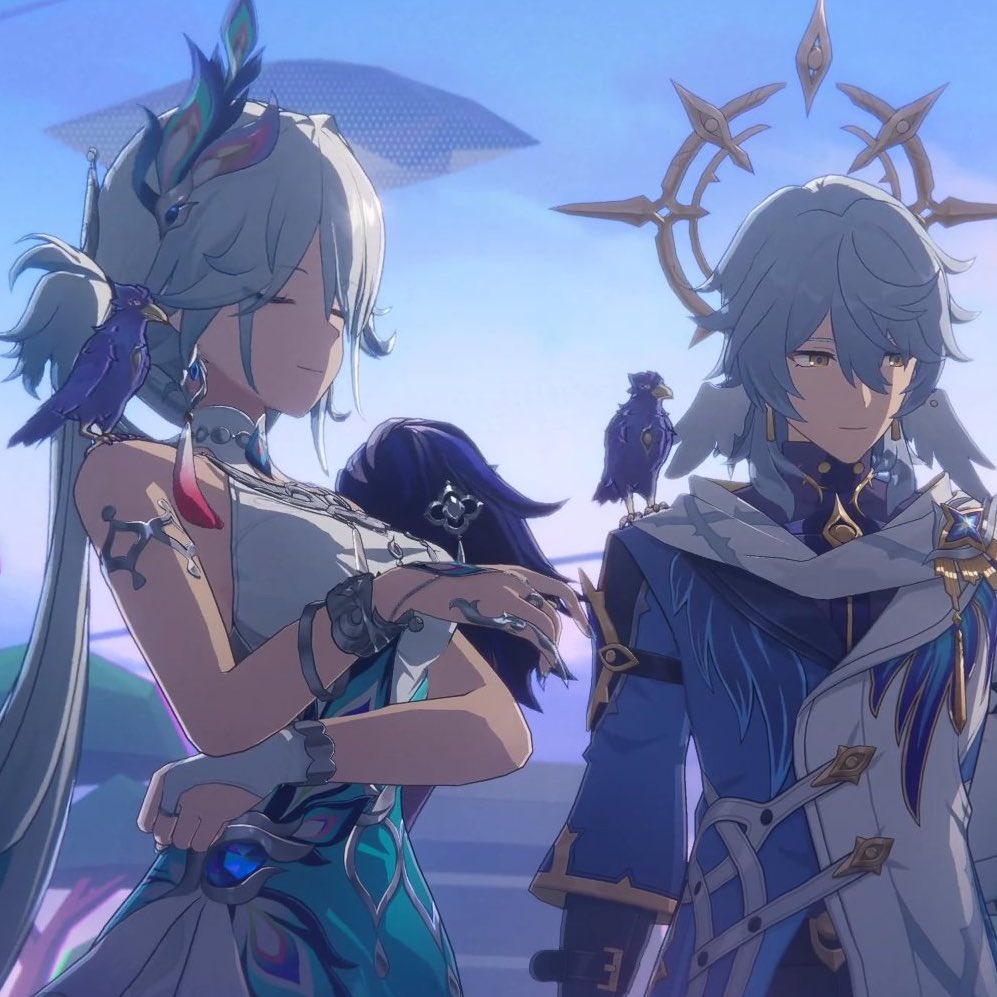 yao guang and sunday look so pretty together as a duo… 🩵