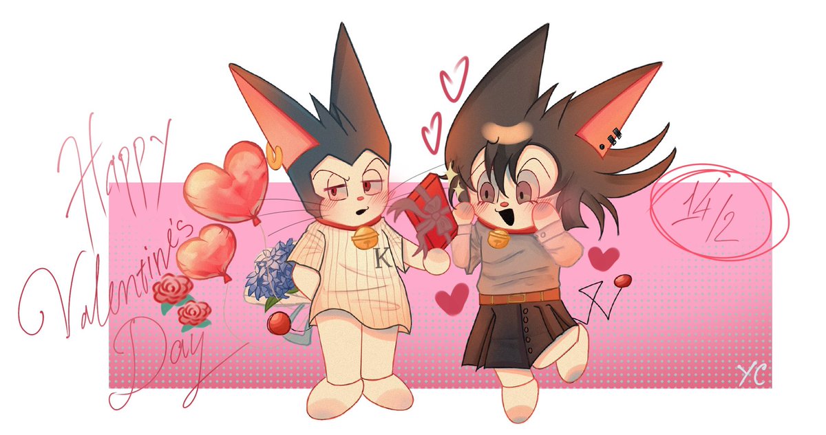Yukitou_Chiho's tweet photo. Happy valentine's day, Ivy💓
#ドラベース #Drump #oc #charoc https://t.co/FvmbqmBuVt