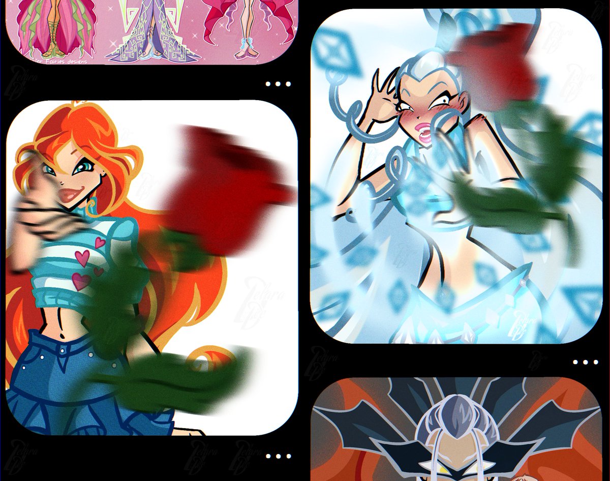 delara_dee's tweet image. Happy Valentine's day 🌹❤️❄️
#bloom #icy #winx