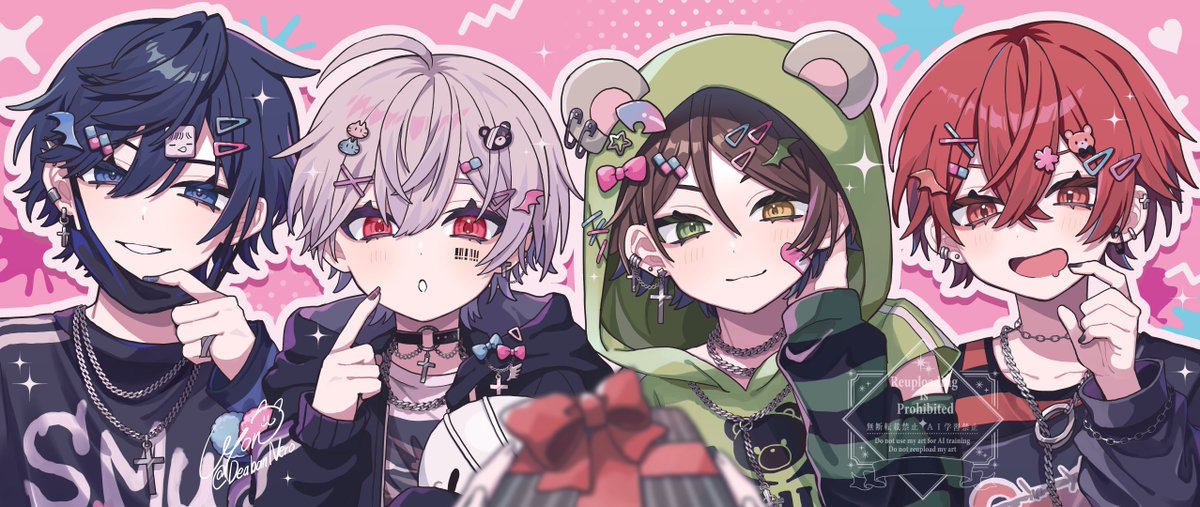 DeabanNero's tweet photo. Happy Valentine's Day!🍫
#そらるの絵  #まふあーと #うらたぬ王国の美術館 #坂田です https://t.co/RtsmLtgoXI