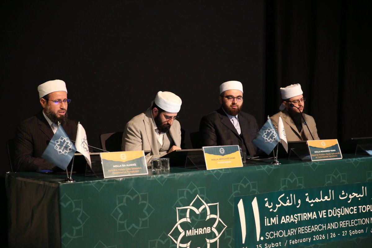 mihrab_ilim's tweet photo. 11. MİHRAB İlmi Araştırma ve Düşünce Toplantısı’nın 2. oturumu, İsa Aldeniz hocamızın 'Yeni İlmi Kelam: Çıkış Sebepleri, Özellikleri ve Temsilcileri' başlıklı bildirisi ile başladı. https://t.co/Gg7UVRrxP1