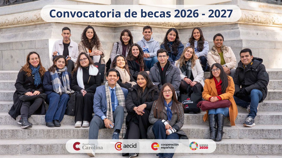 Red_Carolina's tweet photo. Último fin de semana para solicitar tu beca #FundaciónCarolina - Escuela Complutense de Verano #ECV26 @fundacionucm 🎓✨
El plazo termina este miércoles 18. ¡Aún estás a tiempo! 🚀 #BecasQueCambianVidas
Solicita ya 👉 https://t.co/H2xHO7yetl https://t.co/iw2djxkTvl