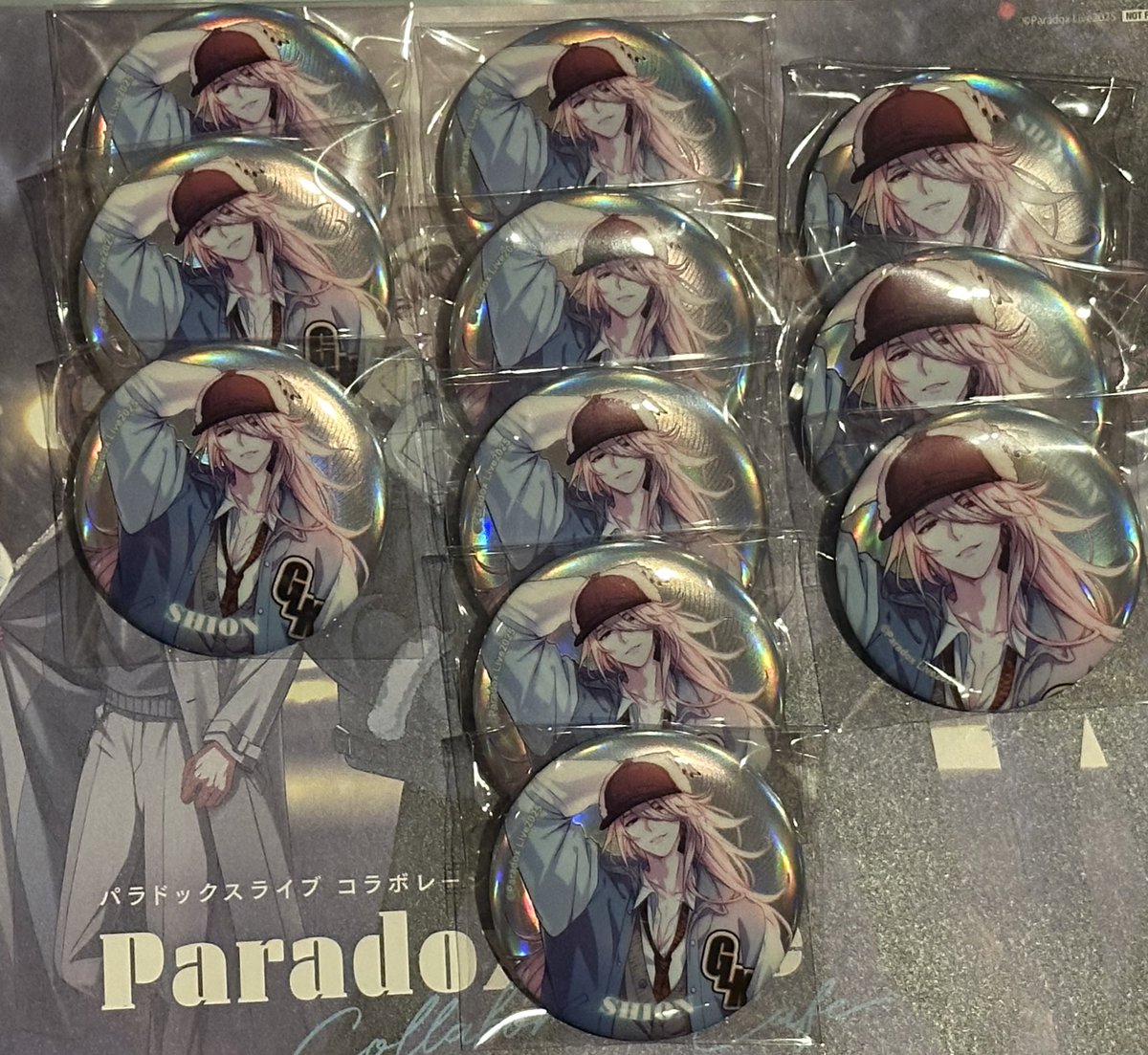 Paradox Live パラライ コラボカフェ emocafe エモカフェ 缶バッジ