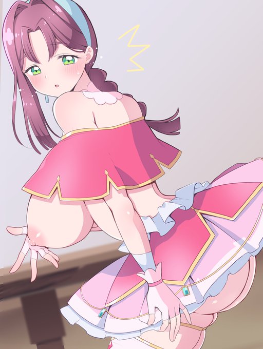 久々に変身してみたら、色々大きくなりすぎちゃっていたあんなママ 