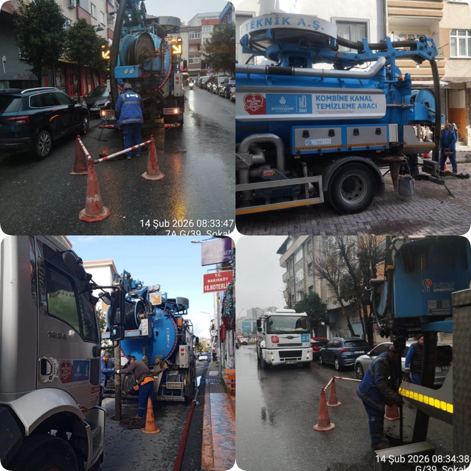 İSKİ çalışıyor❗️
kombine araçlarımız ile atıksu şebeke hatlarımızda periyodik temizlik çalışmalarımız devam ediyor,
kanal arızalarına müdahale ediyoruz.

📍Bakırköy - Zeytinburnu