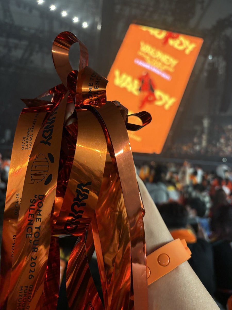 初VAWS連番最高でした😍🙌✨ 花道近い❣️銀テ大量GET❣️本当に