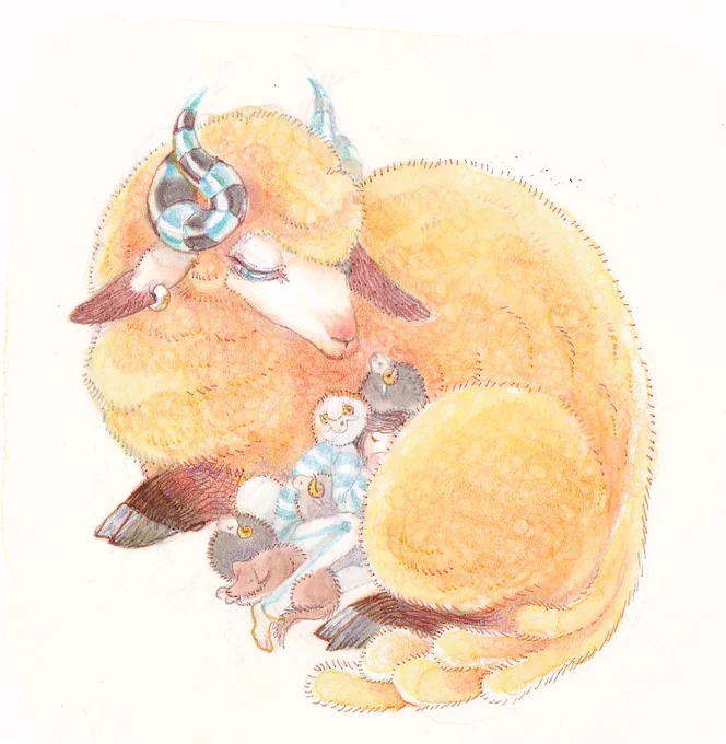 #私はこういう絵を描いています