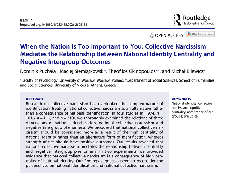 Center for Research on Prejudice UW tweet media