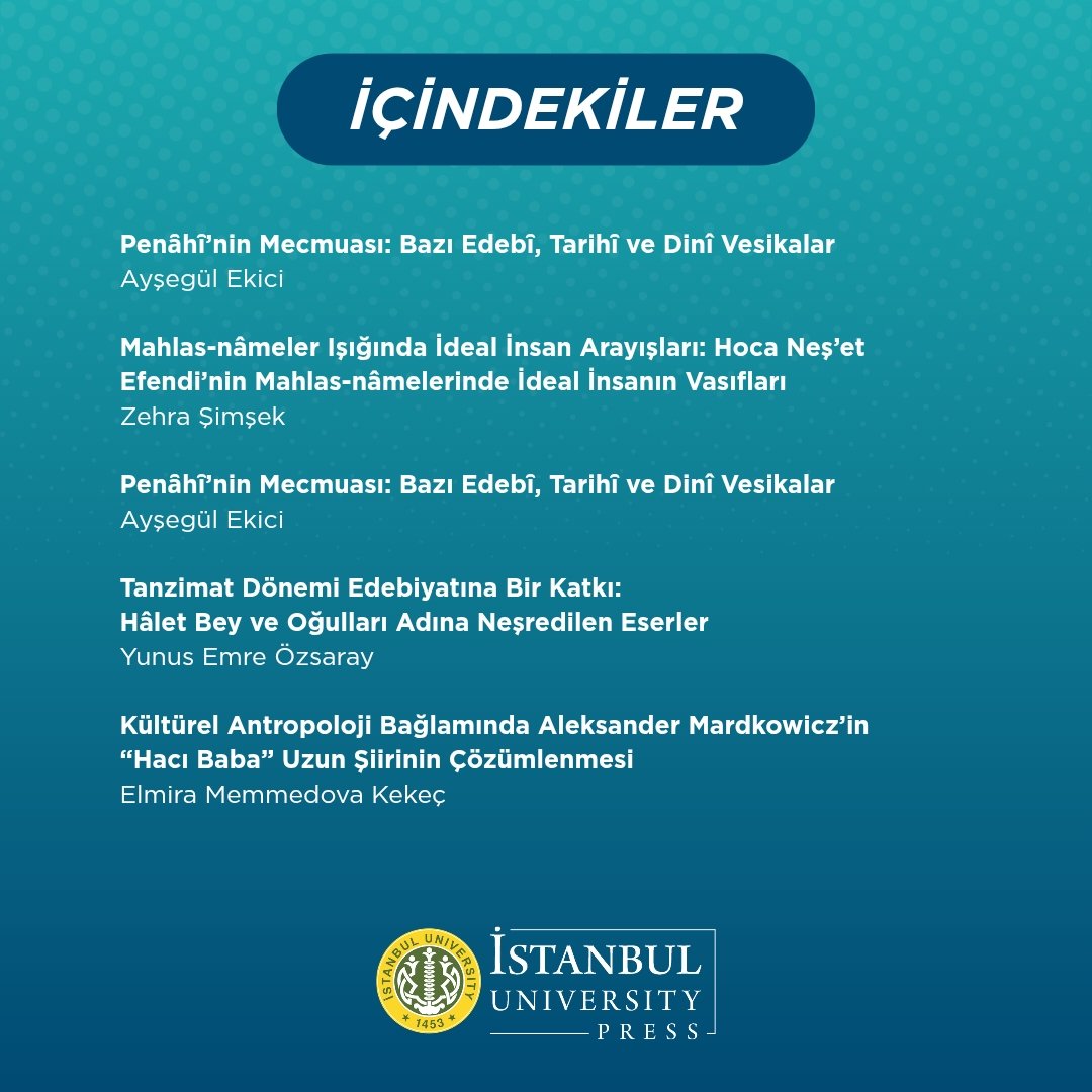 İstanbul Üniversitesi tweet media