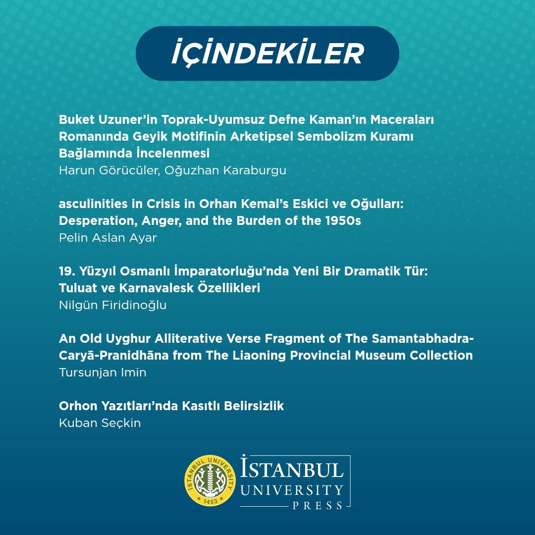 İstanbul Üniversitesi tweet media
