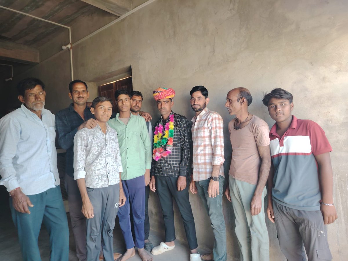 #RLP  राष्ट्रीय लोकतांत्रिक पार्टी के BL2 जिम्मेदारी देने पर ग्रामीणों ने किया स्वागत है