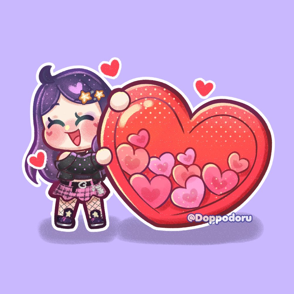 Happy Valentine’s Day! 🌹🍫
I hope everyone reading this feels loved and appreciated because you so are! ❤️

Adorable art by <a href="/Doppodoru/">💗 | DORU | VGEN ARTIST✨</a> !!
