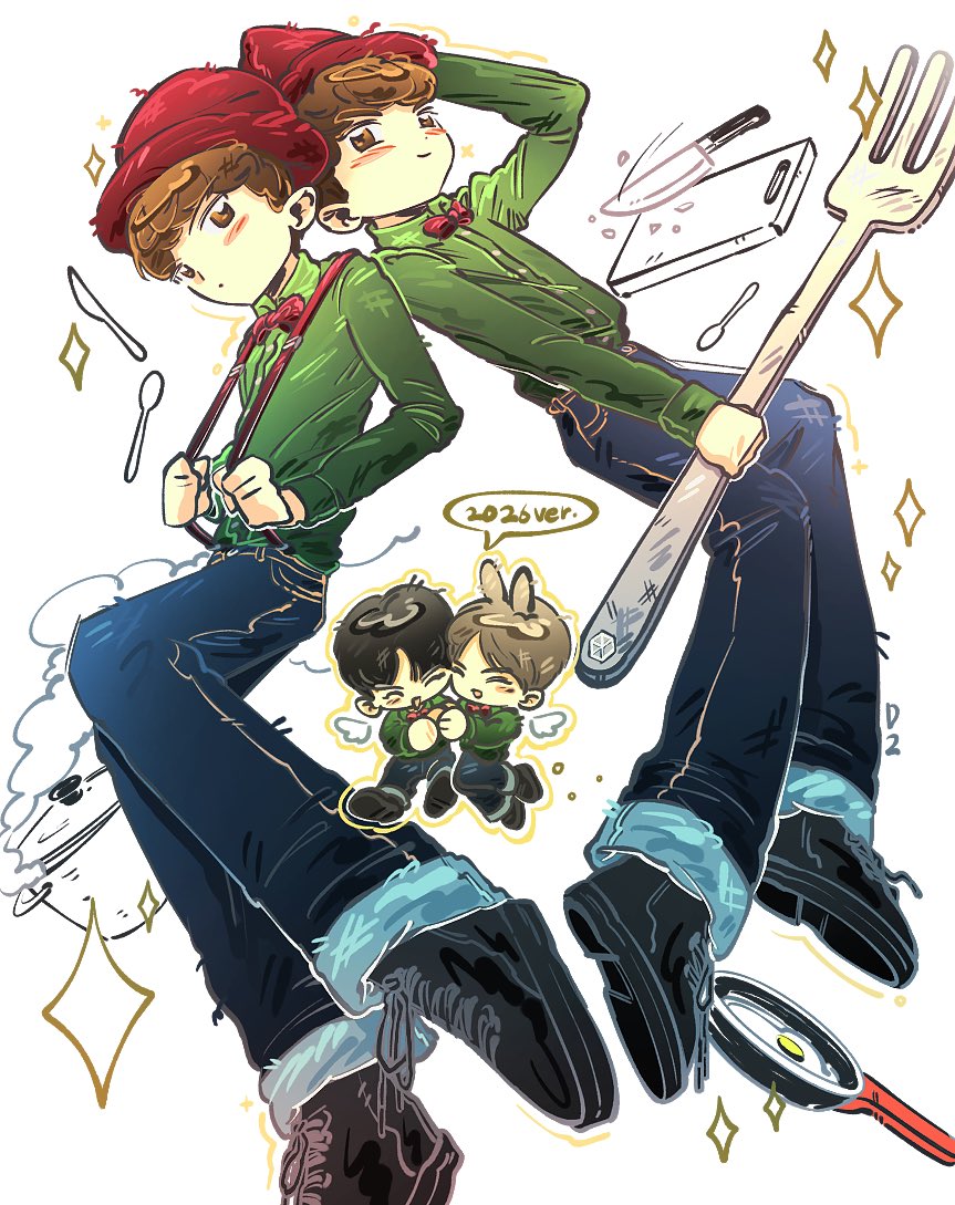 초코푸들x2 #SEHUN #SUHO