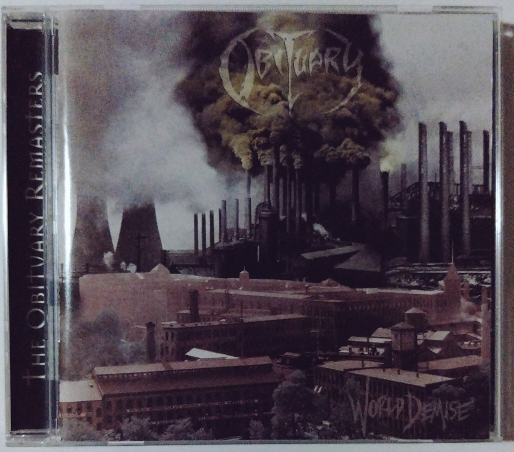明日はどっか出かけるかな Obituary World Demise デスメタル買い逃し