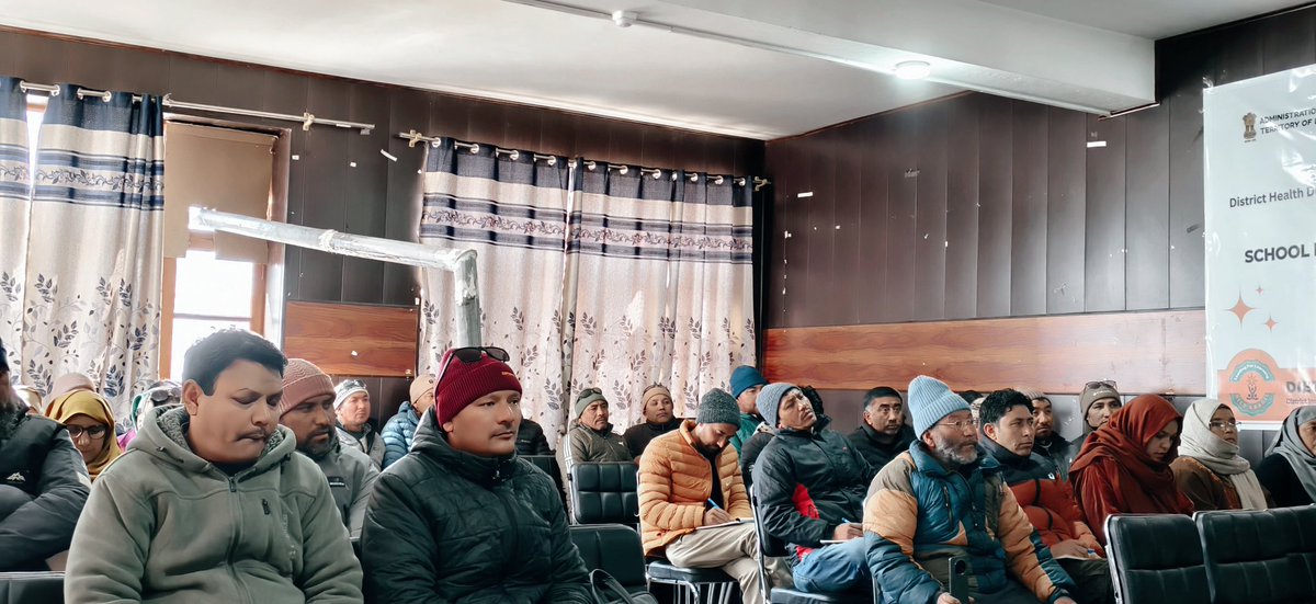 DietKargil's tweet photo. Thrilled to announce the successful conclusion of 2-days training program for 45 School Health Ambassadors on School Health & Wellness at DIET Kargil! Invaluable resources and expertise shared by Dr. Jalil Wani (BMO/Nodal SH&W), Dr. Murtaza Ali (Psychiatrist), Syed Hassan (Psychologist), Asadullah (Adolescent Health Councillor), & Dr. Willayat Ali (Nodal SH&W DIET). Aligning with #NEP2020 focus on holistic education, to empower schools to prioritize student well-being, mental health, & physical fitness for a brighter future. @lg_ladakh @LAHDC_Kgl @ashishkundra @dc_Kgl @dse_ladakh @ZakirHussain078 @dio_leh @DIPR_Kargil