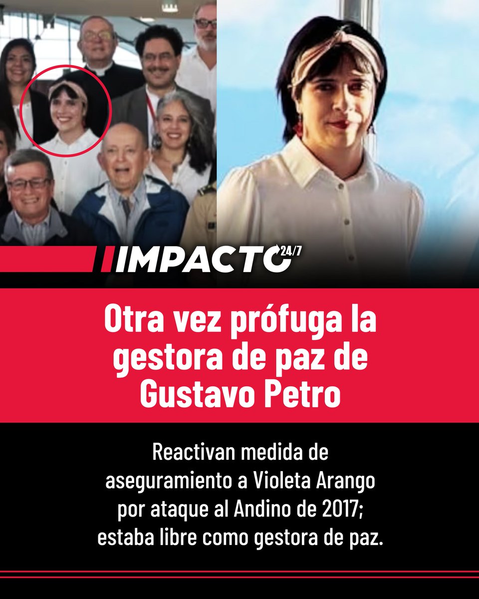 AnalistaClara's tweet photo. ¡TOMEN PA' QUE LLEVEN! 🐀🚨 Reactivan captura contra la "gestora" de Petro por el atentado al Andino. ¡La criminal huyó con el favor del desgobierno! 🇨🇴 ¿El cambio era soltar terroristas? 🤡👊 #FueraPetro #Justicia #Colombia #Andino https://t.co/LGbyVL6ycC