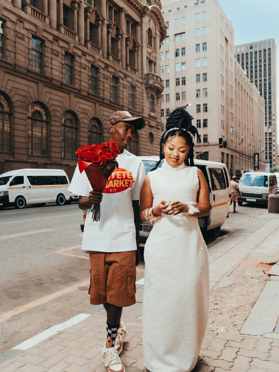 Zee Nxumalo and Alostro’s Valentine’s Day shot.