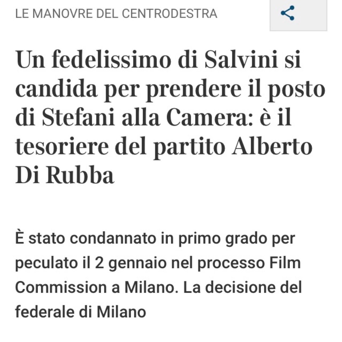 Alle elezioni suppletive per un seggio alla Camera in Veneto la Lega di Salvini sceglie e il centrodestra candida il… tesoriere del partito, condannato in primo grado. Poi dici Gratteri…