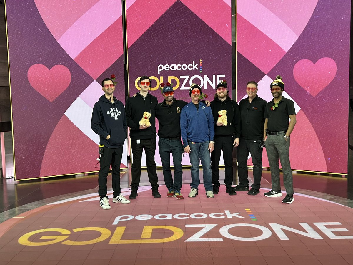 steadisteve's tweet photo. #GoldZone ❤️ edition … Day#8. Studio Crew https://t.co/1DYAvsvFWc