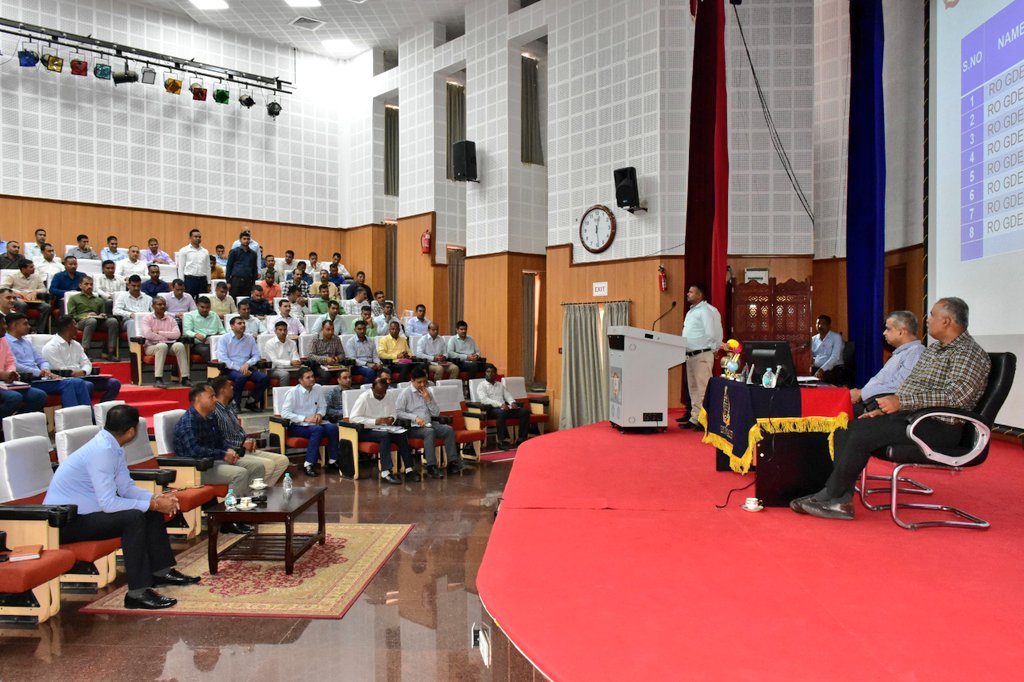 Shri Ajith Kumar V, DIG (Adm) #CEDCO #BSF interacted with trainees of RO GDE-II course serial No. 72 to 79 and the associated staff. He reiterated the significance of embracing best practices to ensure qualitative training outcomes &amp; to proactively confront emerging challenges.