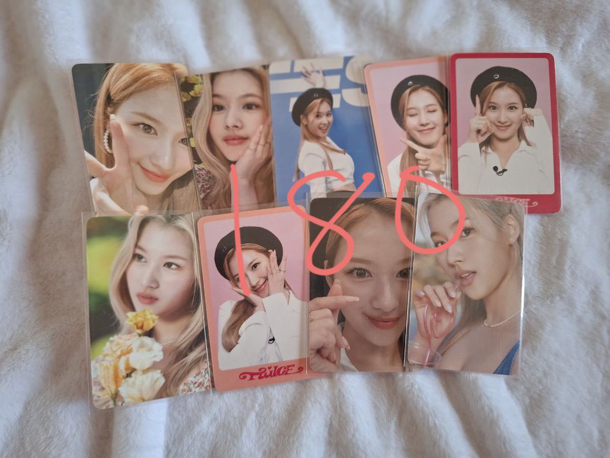 highnotejin's tweet image. ⋆.˚ ᡣ𐭩 .𖥔˚ #hnjsells wts lfb ph twice once

Sana Dicon Photocards 

₱180 + sf (for all)

- condi is good but some may have v minor flaws! can send more pics!
- payo

mop: gcash, maya, gotyme
mod: j&amp;amp;t or lalamove

dm to mine 🤍