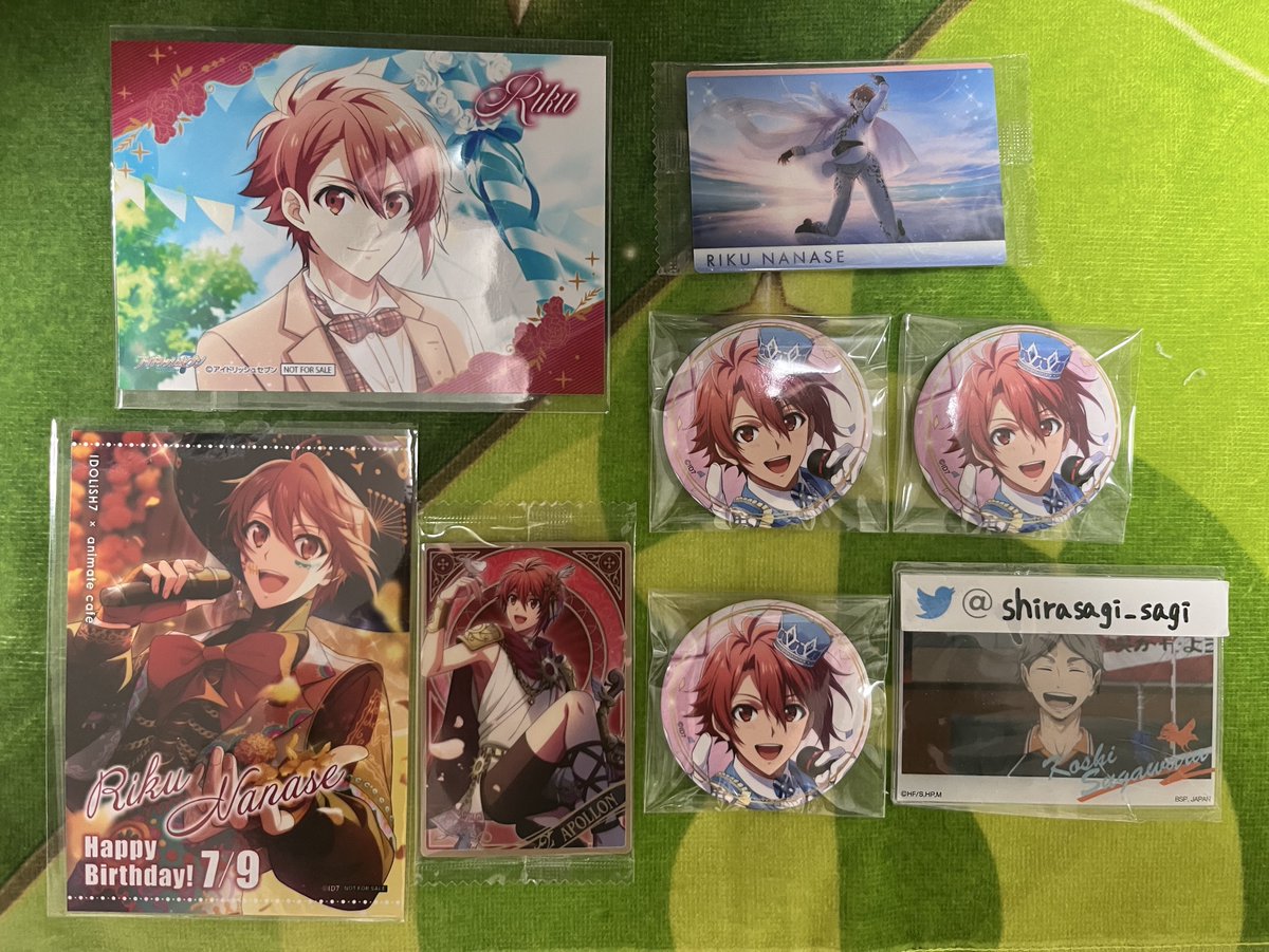 譲渡】 アイナナ アイスタ マリマリ 缶バッジ ポストカード ブロマイド