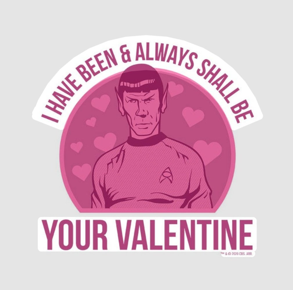 Ladieswhotrek's tweet photo. Happy Valentine's Day! 🖖 https://t.co/yAnOEI615a