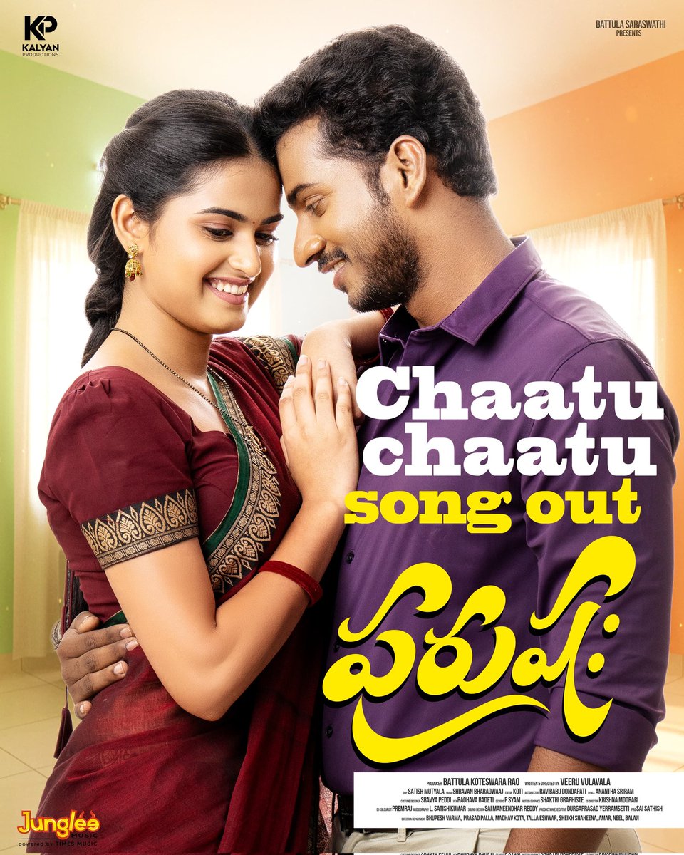 It’s time to let love take control ❤️✨

The soulful melody #ChatuChatu from #Purushaha is here to steal your hearts and stay on your playlist 🎶💫

youtu.be/_rH0IDMbiFI

Feel the romance. Live the emotion. Repeat the vibe. ❤️

<a href="/kalyanb949/">Pavan kalyan</a> <a href="/Actor_Rajkumar9/">RajkumarKasireddy</a> <a href="/MeSapthagiri/">Sapthagiri</a>