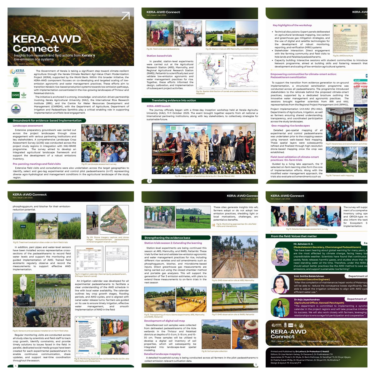 keraprojet's tweet image. 'Transforming Kerala’s Rice Landscapes: Introducing ‘KERA-AWD Connect’
Discover how we are building a climate-resilient future for Kerala’s agriculture.
#KERAProject #ClimateResilience #AWD #Kerala #Farming #KeralaAgriculture #TheWorldBank #CRA