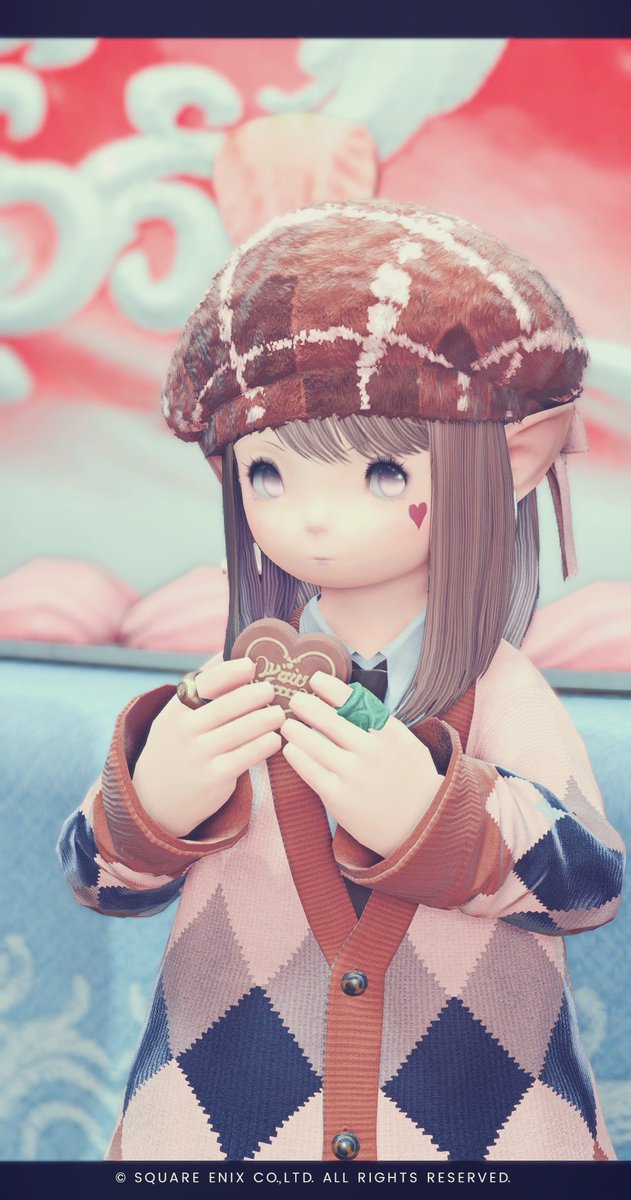 nyaoponz's tweet photo. 過去画ですが取り急ぎハッピーバレンタインとさせていただきます。(͒ ᴖ ·̫ ᴖ⸝⸝ )͒♪
全くエオルゼアINできてなくて、課金月額が、、、となっております泣
#FF14SS 🍫🍫🍫 https://t.co/ppJ5kZ4t2f