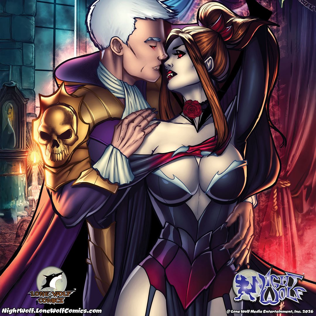 LoneWolfComics's tweet photo. Wishing you a Happy Valentine's Day from your friends at Lone Wolf Comics! Don't worry, they don't bite...hard ๐๐งโโ๏ธ
Featured #NightWolf #11 Cover Art by @cbzane1 & @Knytcrawlr
#HappyValentinesDay #ValentinesDay #MyBloodyValentine #Vampires #VampireHeart #LoneWolfComics #comics https://t.co/lglGG2HxdL