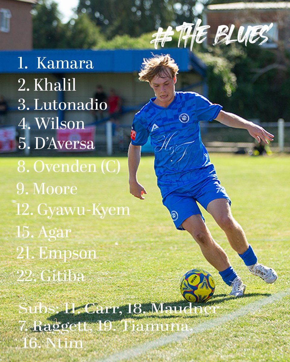 𝙏𝙤𝙙𝙖𝙮'𝙨 𝙇𝙞𝙣𝙚-𝙐𝙥

#MarlowFC #TheBlues #WeAreMarlow