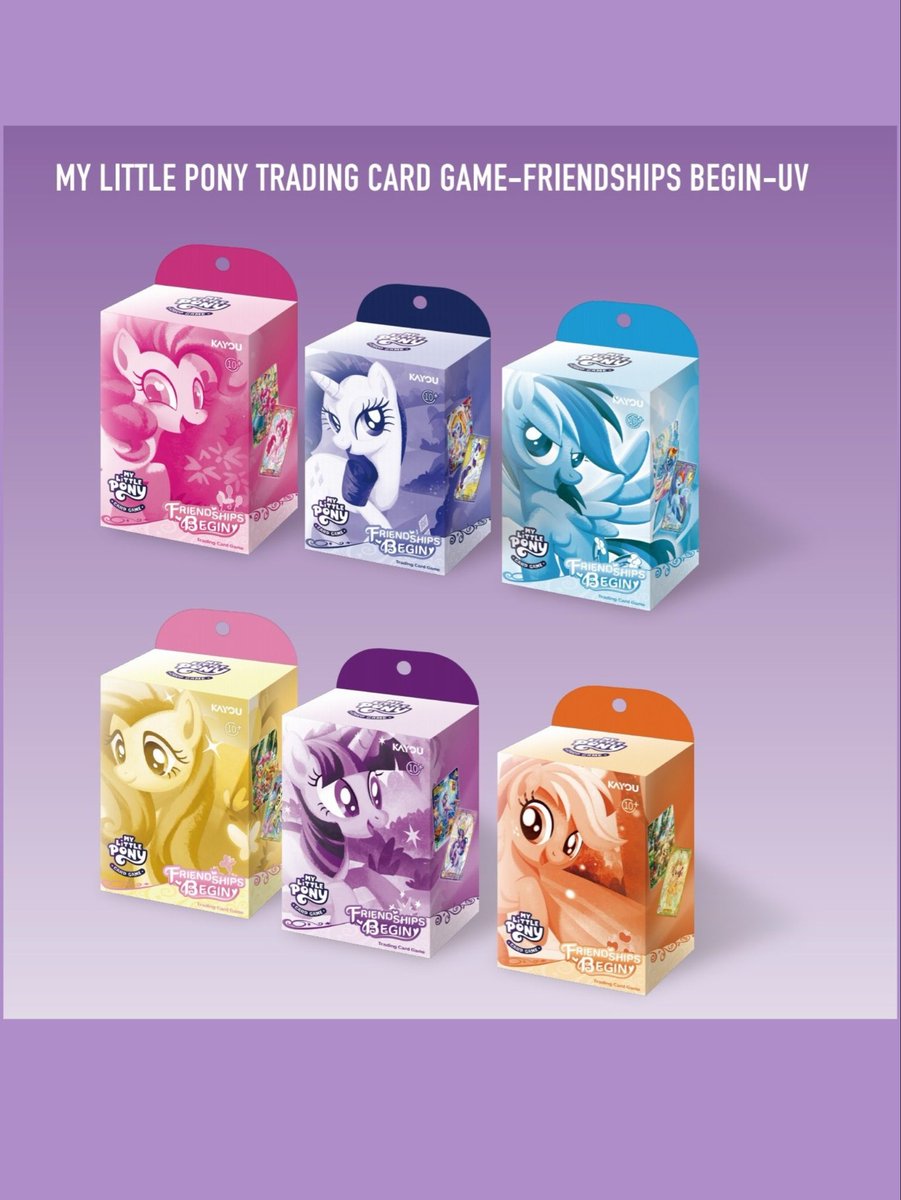 KAYOUhk's tweet photo. 💕KAYOU My Little Pony Trading Card Game New Friendship Adventure Begins 🚢English version

🪐World-class IP, new chapter unlocked.
🌠Fresh card art &amp; gameplay for a fun-filled ride
#mylittlepony #tradingcardgame #mlp https://t.co/Icx0C0RmF0