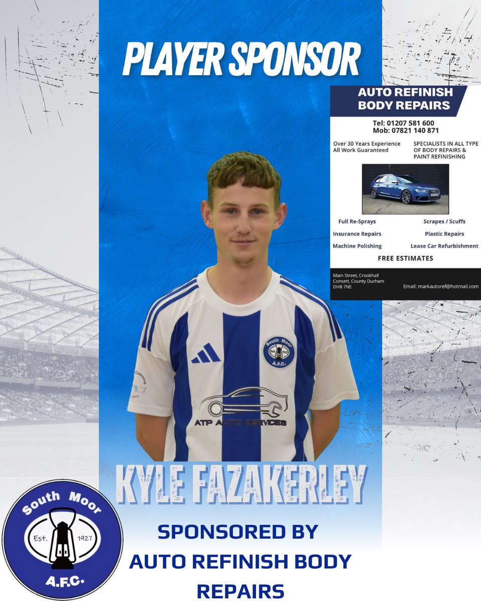 20’

GOALLL

Moor 1-0 Easington Lane

Kyle Fazakerley