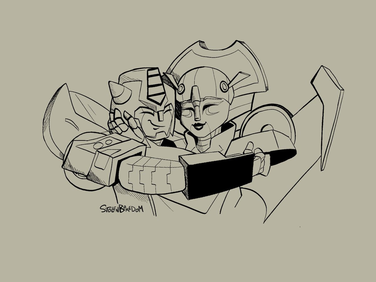 stolenboredom's tweet photo. Celebrating Valentine’s Day with my favorite ships 💕 Happy Valentine’s Day! #transformers #Maccadam #cygate #dratchet #windbee #cdrw https://t.co/JTzhVbvNbC
