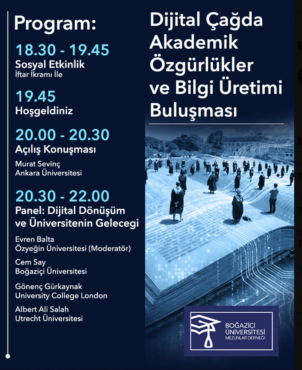 + 26 şubat etkinliğimizde kalabalık olmak iyi gelecektir hepimize, bu asimetrik güç savaşında.. 👇
ücretsiz kayıt için -> online.bumed.org.tr/etkinlikler/di…
özgür, özerk, demokratik üniversitelerden yana herkesi bekleriz!