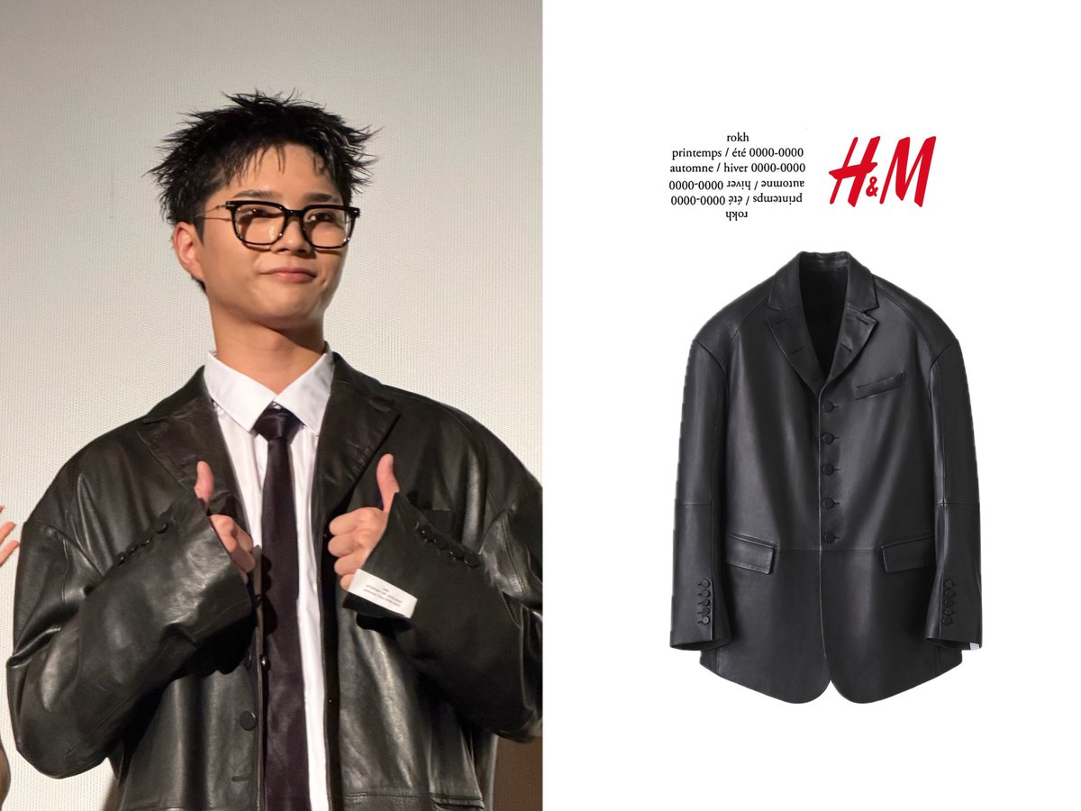 コラボ rokh 黒ブレザー