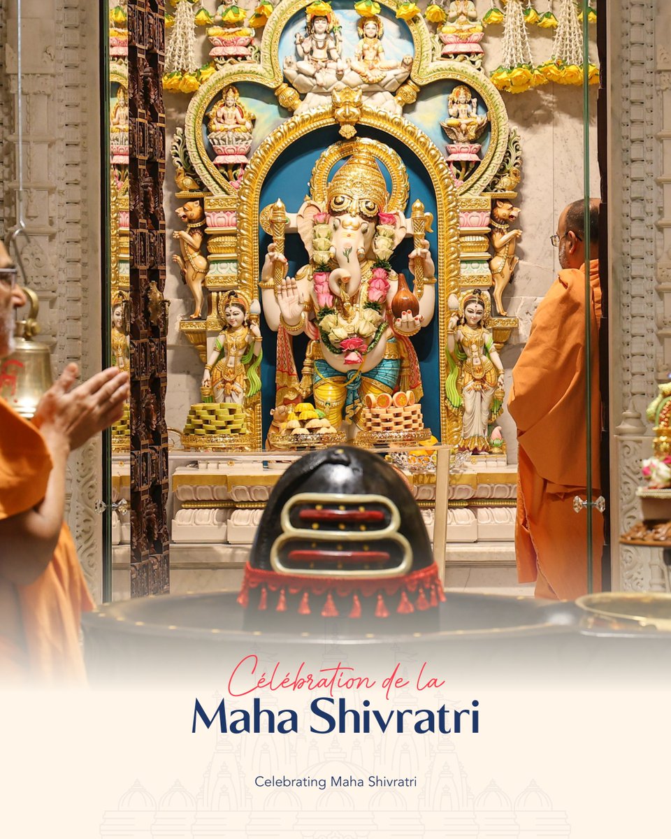 BAPS Mandir Swaminarayan Hindou de Paris tweet media