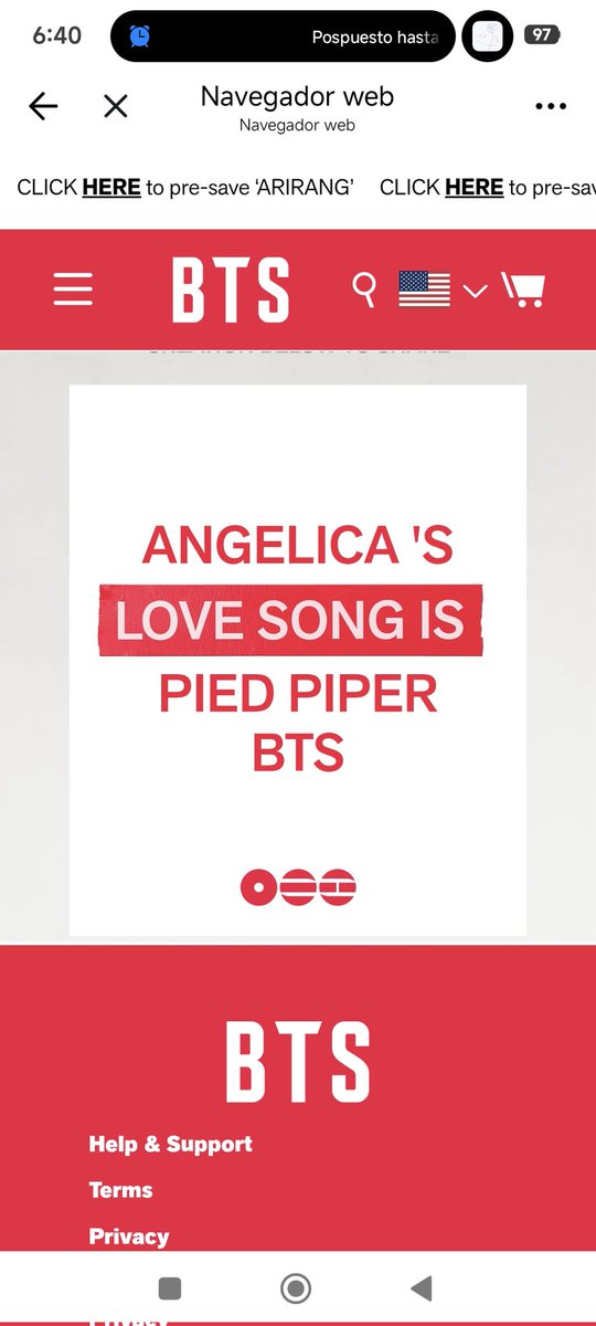 Anglica14640906's tweet photo. BTS IS COMING BACK
ARIRANG IS COMING
BTS BTS BTS
#BTS_ARIRANG
#BTSComeback2026 https://t.co/KO2FtirTmH