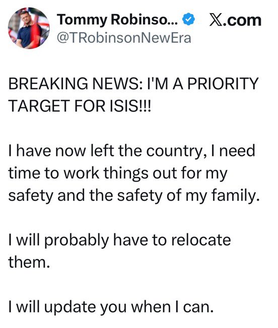 ScrtDrugAddict's tweet image. So Stephen Yaxley-Lennon is a man of fighting age trying to relocate his entire family to a foreign country and is also looking for financial handouts? 

I thought that was literally everything he was against 🤷‍♂️