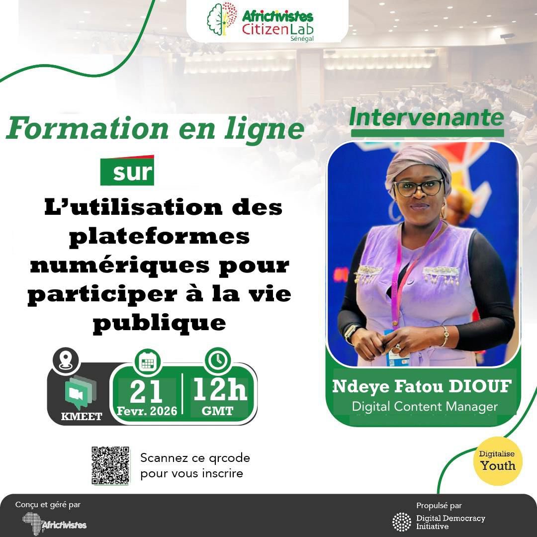 AfricTivistes Citizen Lab Senegal tweet media