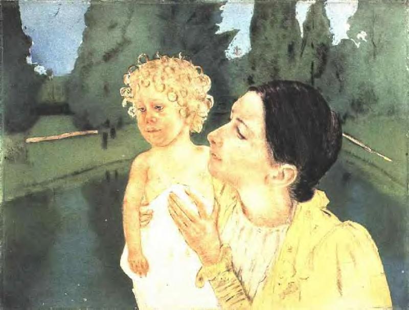 cassatt_mary's tweet photo. By the Pond #artbots #cassatt https://t.co/Al9V9eFf4l