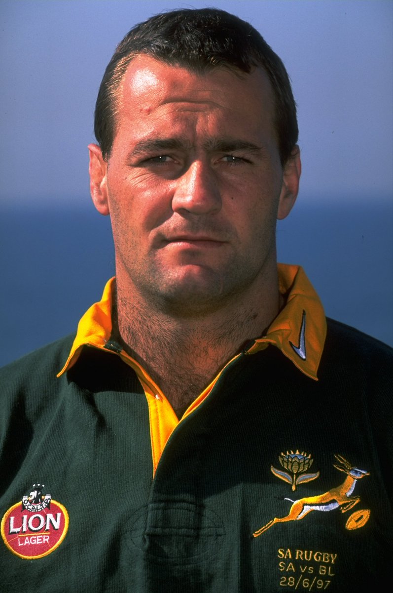 A lot of kids won't know who this guy is.

But I can tell you youngsters now for free, this guy is one of the greatest Springboks!