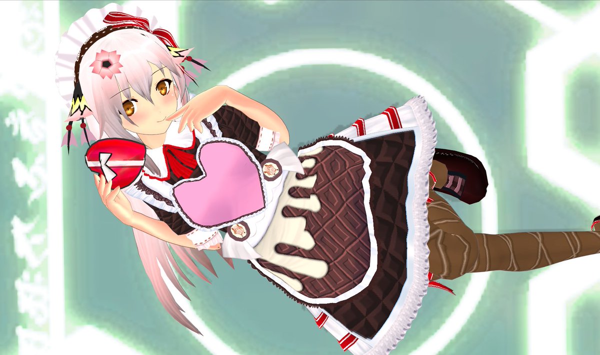 衣装とチョコは借り物です