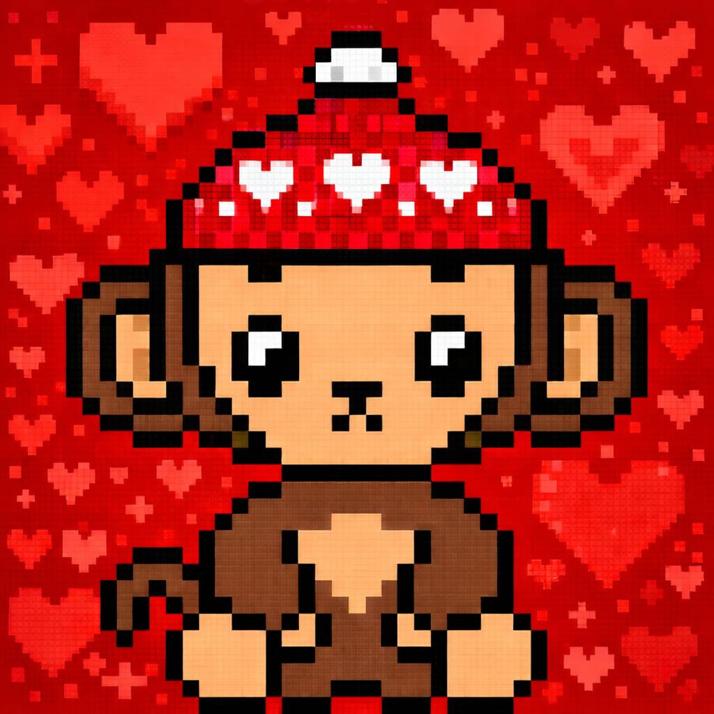 Love is in the air ❤️✨

Our little monkey came dressed for the season — pixel hearts, Valentine vibes, and pure love from the jungle. 🐒💘

This is just a taste of what’s coming… something special is brewing 👀🔥

Stay close. Stay hyped. The movement is growing

updates soon👌