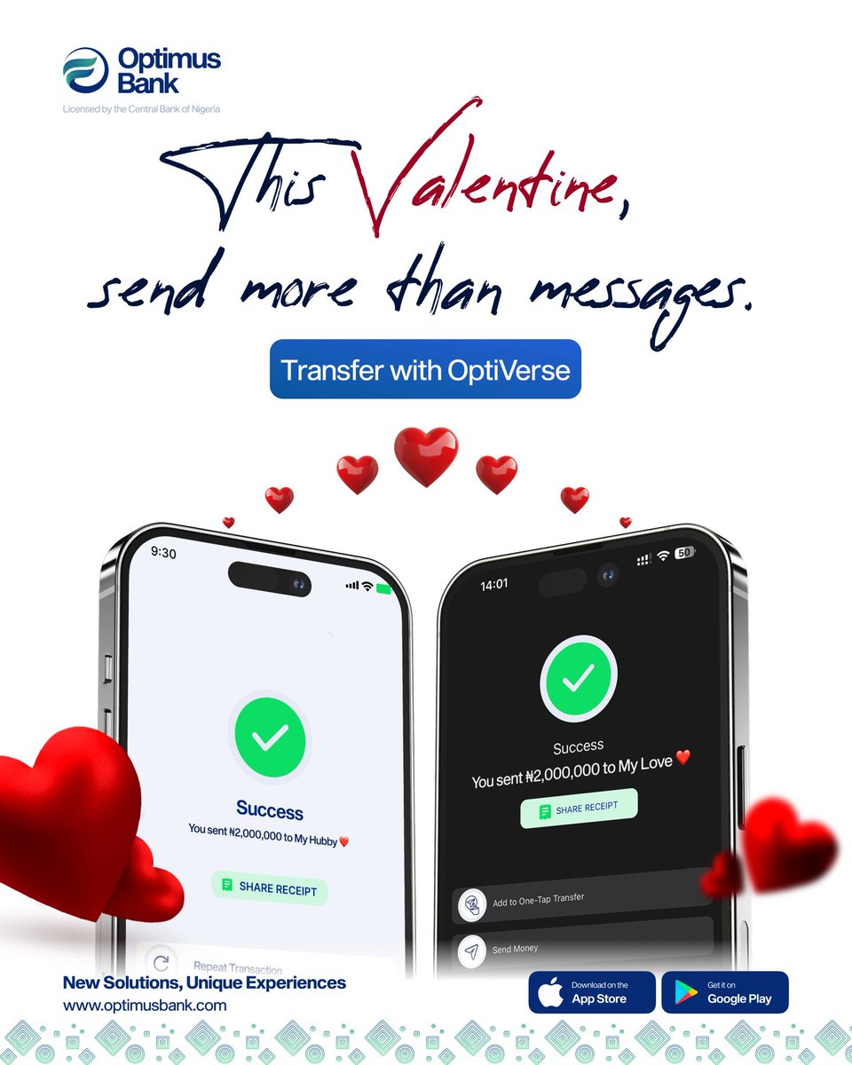 Optimus Bank tweet media