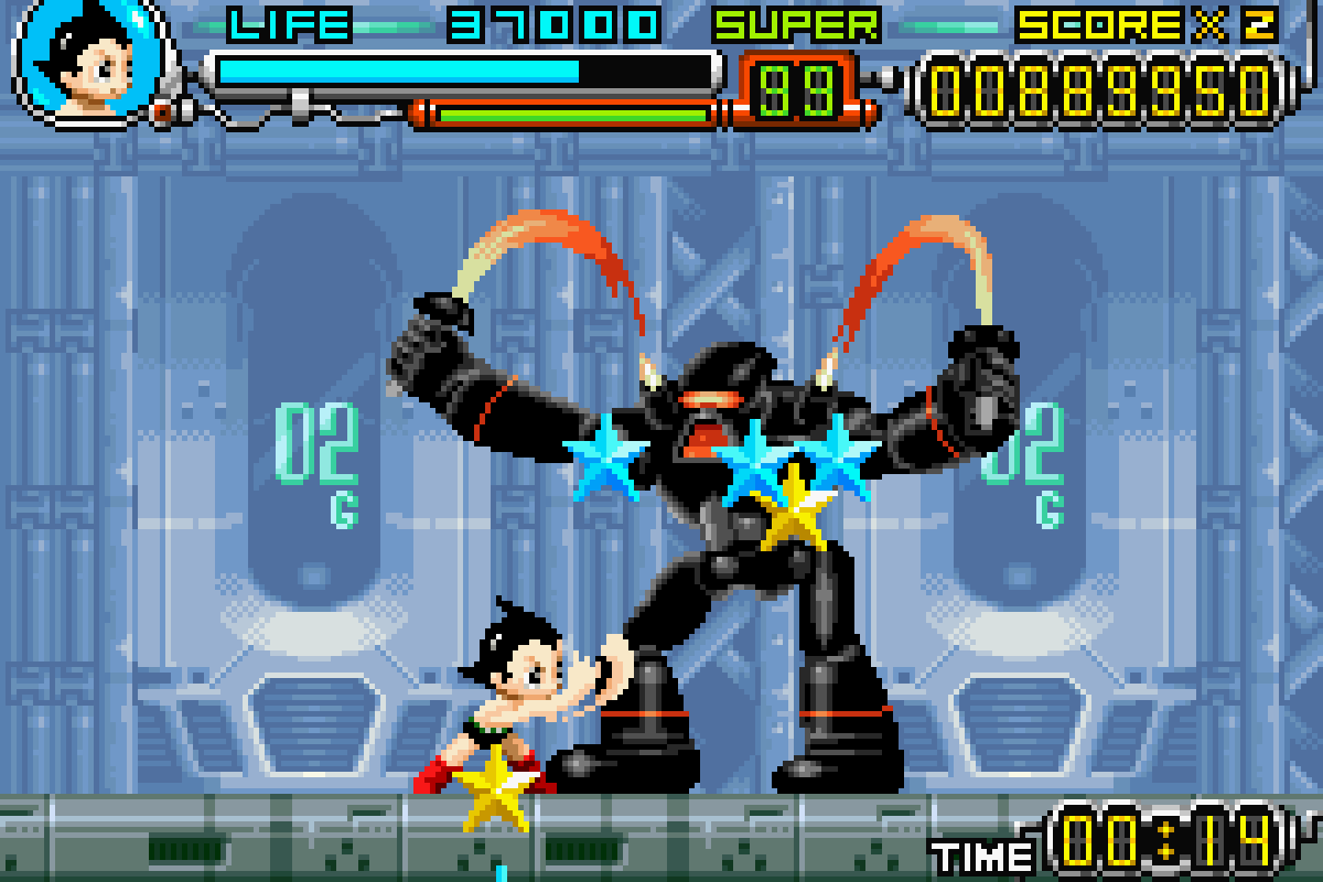 nupeart's tweet photo. 6. Astro Boy: Omega Factor

Esto sí que es una joyita 💎 

Me encantó este juego, lo tienes todo, plataformas, Beat 'em Up, otras fases de Shoot 'em Up y también boses 🕹️ 

Además me encanta su apartado artístico 😍, este es un MUST PLAY https://t.co/W5vHTuXdgF