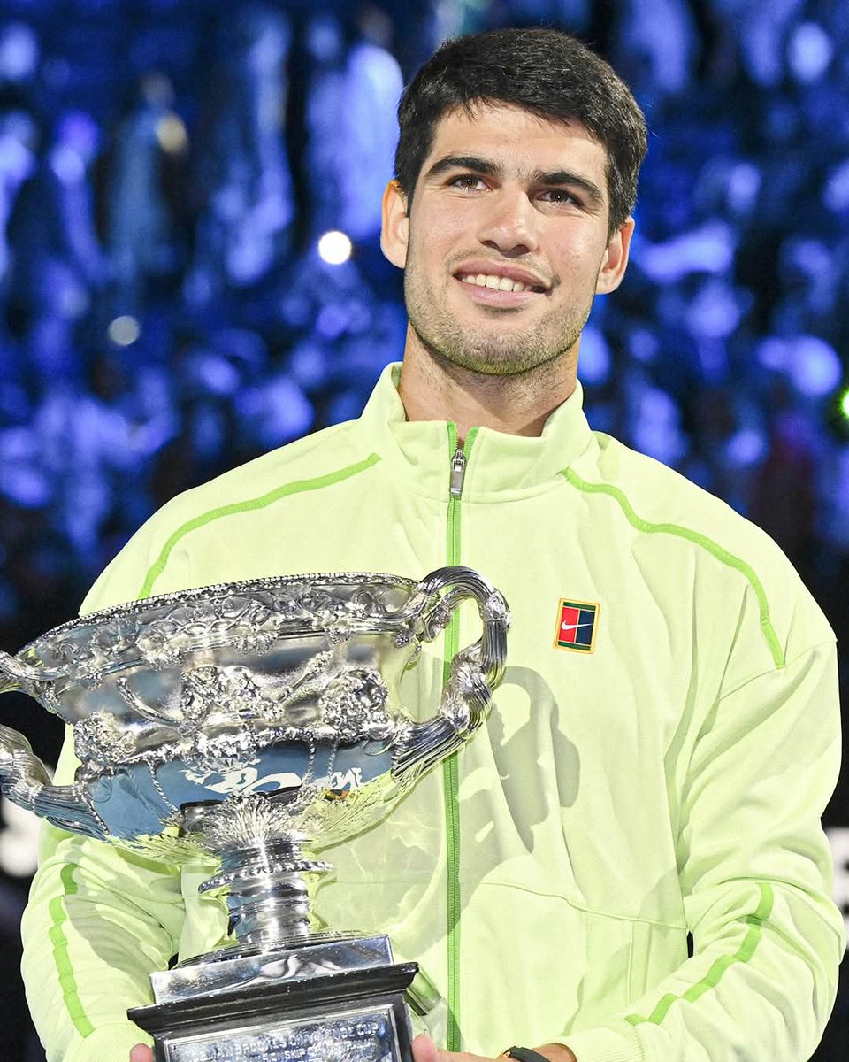 AlpuertoMary's tweet photo. Australian Open 2026 Champion🎉🏆

#carlosalcaraz
#worldnumber1
#tennis https://t.co/NqJxASt3io