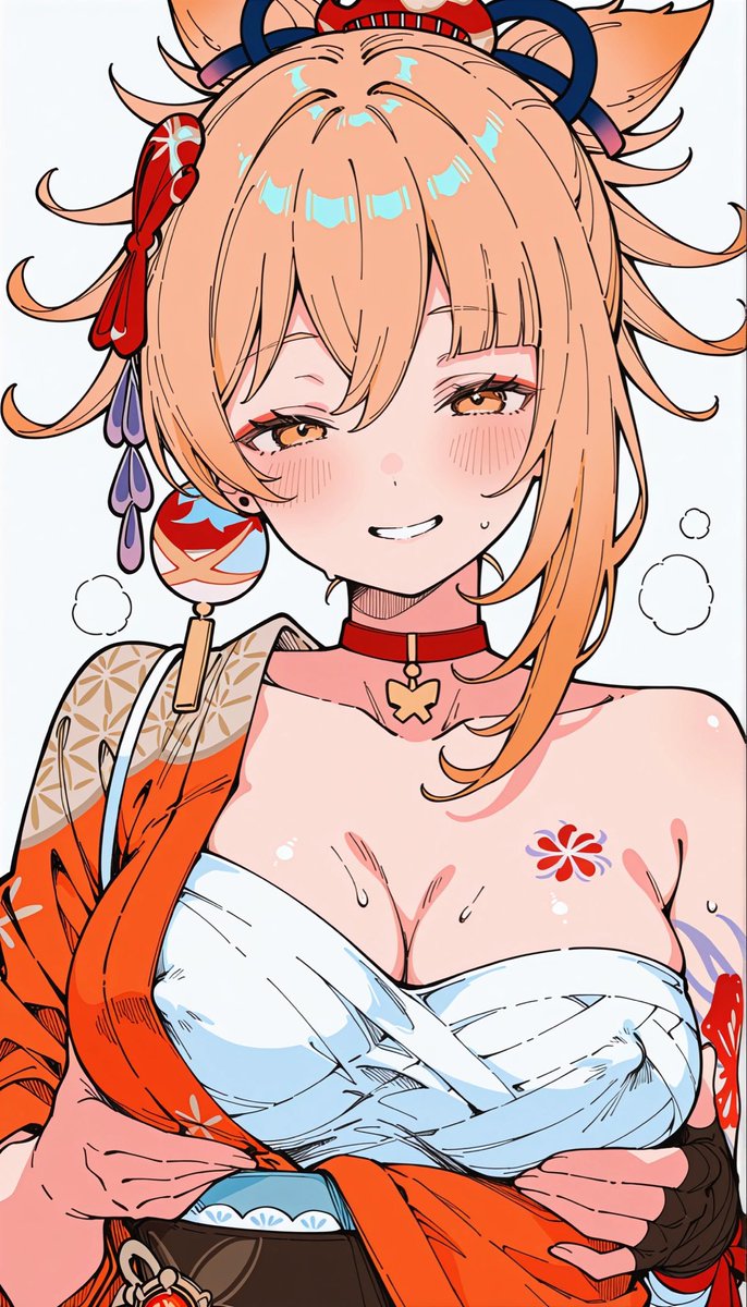 宵宮さん SFWイラスト