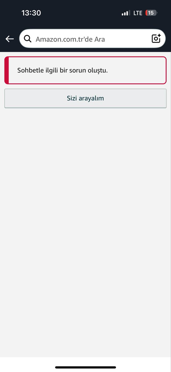 Tam 1 haftadır Amazon Türkiye tarafından 'iletişim ambargosu' altındayım! Chat kanalım kapalı, attığım maillere cevap verilmiyor, telefonlar yüzüme kapanıyor. Teslim edilmeyen ürünün parasını iade etmemek için müşteriyi sistemden mi siliyorsunuz? <a href="/AmazonHelp/">Amazon Help</a>